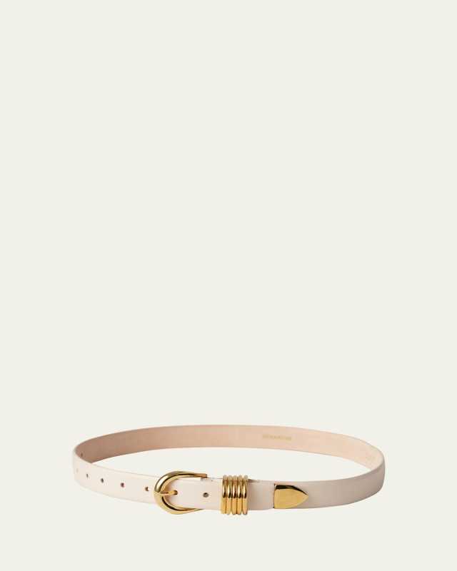 Hollyhock Triple Wrap Calf Leather Medium Belt